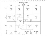 Mitchell County Code Map, Mitchell County 1999